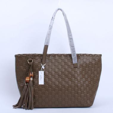 Gucci Tote bags 218780 Brown Medium Ladies