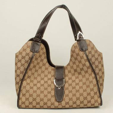 Gucci Shoulder bags 269856 Coffee Canvas Medium Bag Replica