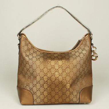 Gucci Hobo bags 269958 Khaki Small Ladies