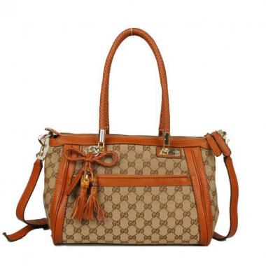 Gucci Shoulder bags 282300 Canvas Large Ladies