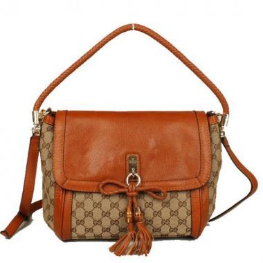 Gucci Shoulder bags 282301 Canvas Cross Body Bag Ladies Replica