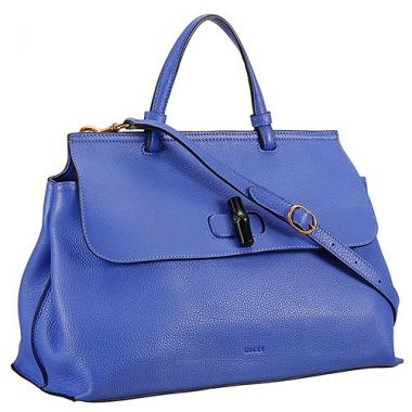 Gucci Bamboo Daily Bag Blue