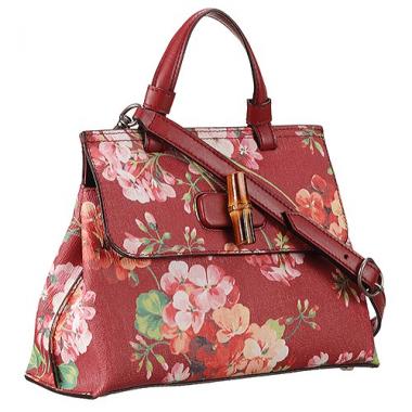 Gucci Bamboo Daily Blooms Bag Red