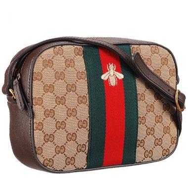 Replica Gucci Bee Detail GG Canvas Bag