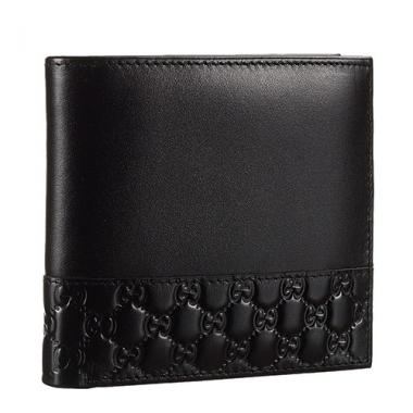 Gucci Bi-Fold Wallet With Microguccissima Detail