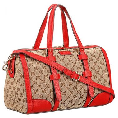 Gucci GG   Handle Bag Red