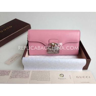 Gucci Handbag Shoulder Bag Calfskin Pink