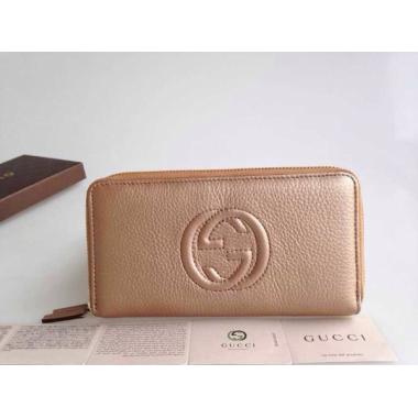 Replica Gucci Calfskin Apricot Wallet Purse