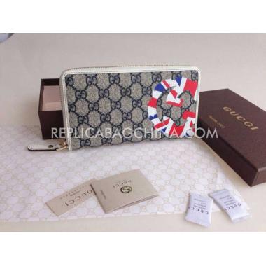 Replica Quality Gucci Calfskin Brown Wallet Purse