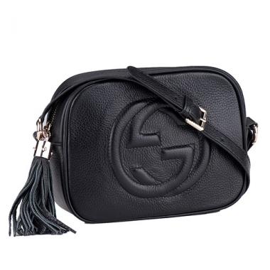 Gucci Soho Disco Shoulder Strap Bag Black