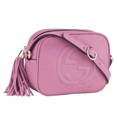 Replica Gucci Soho Disco Shoulder Strap Bag Pink