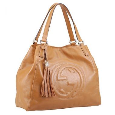 Replica Gucci Soho Medium Shoulder Bag Dark Tan