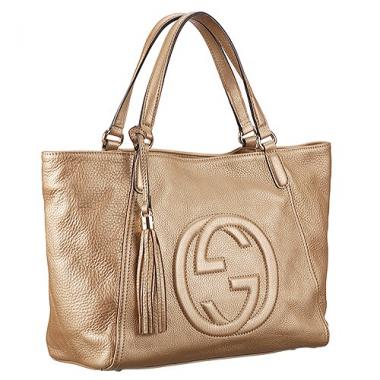 Cheap Gucci Soho  Handle Bag Gold