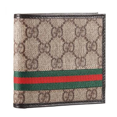 Cheap Gucci Supreme Web Bi-Fold Wallet