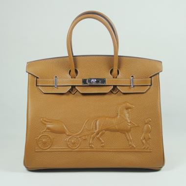 Hermes Birkin 1041 Handbag Cow Leather Apricot