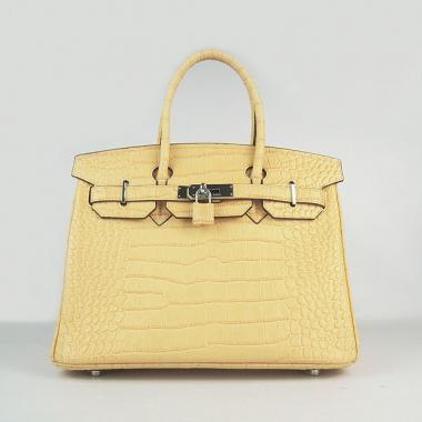 Replica Hermes Birkin 6088 Handbag Yellow