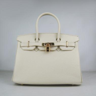 Hermes Birkin 6088 Ladies Cow Leather Beige Handbag