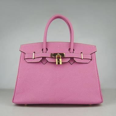 Hermes Birkin 6088 Ladies Cow Leather Pink Handbag