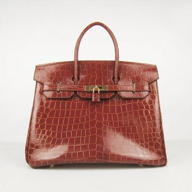 Cheap Hermes Birkin 6089 Ladies Handbag Crocodile -34