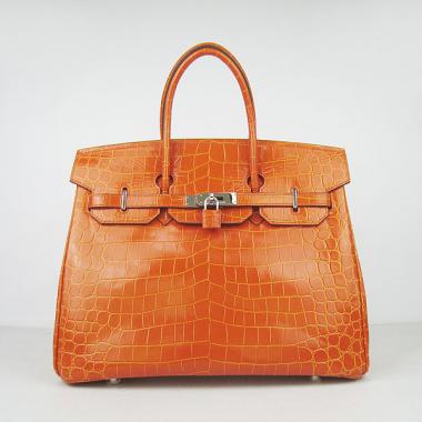 Replica Hermes Birkin 6089 Handbag Orange