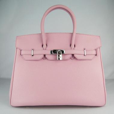 Hermes Birkin 6089 Ladies Handbag Cow Leather -56 Replica