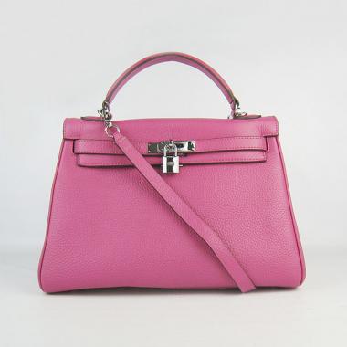 Hermes Kelly 6108 Cow Leather Pink