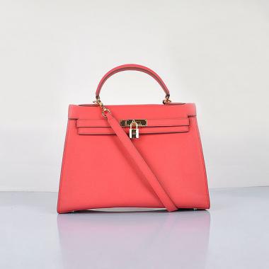 Hermes Original leather 6108 Lambskin Red Bag