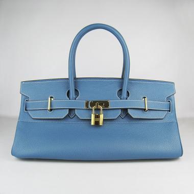 Hermes Birkin 6109 Ladies Handbag Cow Leather -3e