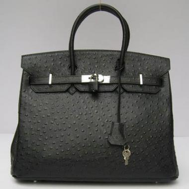 Hermes Birkin 62641 Ladies Handbag Cow Leather