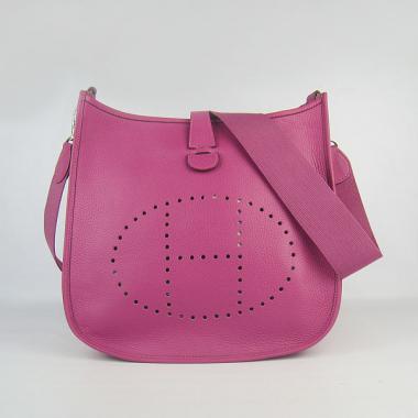 Hermes Evelyne 6309 Ladies Cow Leather Pink Bag