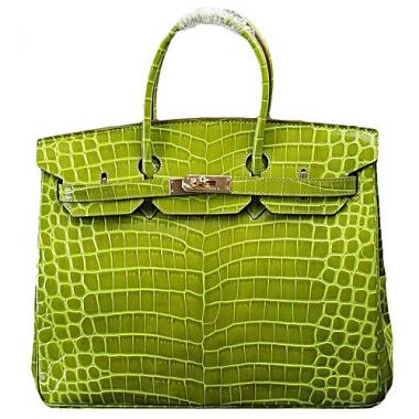 Hermes Birkin 35 Crocodile Anis Green 608057