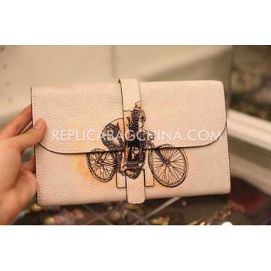 Hermes Clutch Wallet Leather Apricot