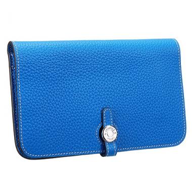 Hermes Dogon Wallet Blue Hydra 18926632