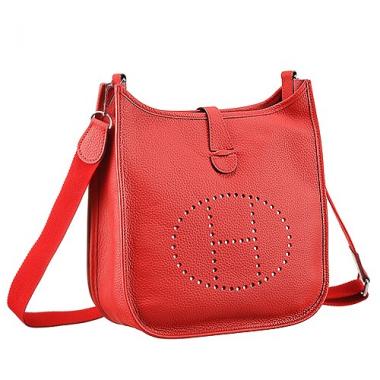 Replica Hermes Evelyne GM Red 607496