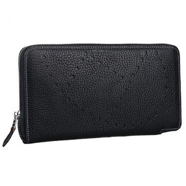 Hermes Evelyne Long Wallet Black  608017