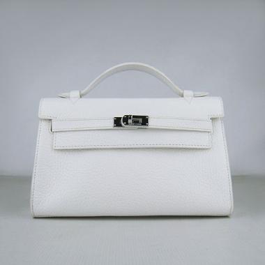 Hermes Clutches H008 Briefcase White