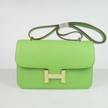 Hermes Constance H020 Cross Body Bag Green Replica