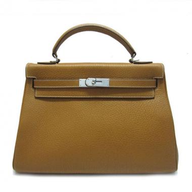 Replica Hermes Kelly H1032 2way Coffee Handbag