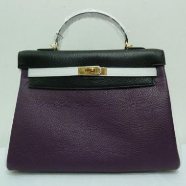 Hermes Kelly H1043 Ladies Cow Leather White Bag Replica