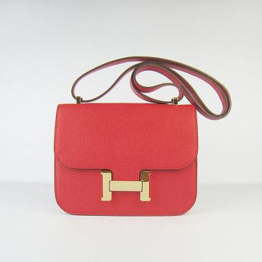 Hermes Constance H107 Cow Leather Red Bag