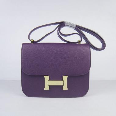 Hermes Constance H107 Cross Body Bag Cow Leather