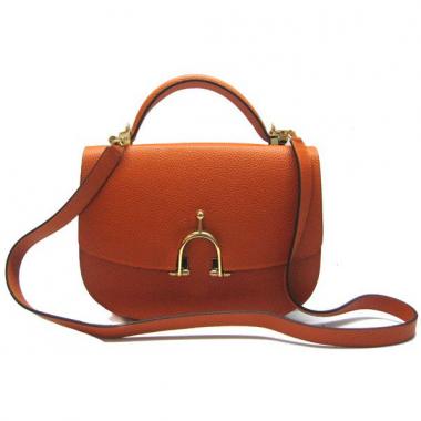 Hermes Stirrup bag H2097 2way Cow Leather Orange