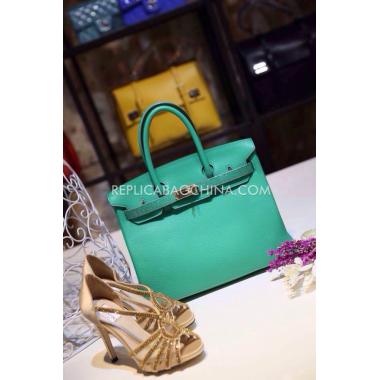 Hermes Handbag Handbag Green Replica