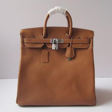 Hermes Birkin HB40 Ladies Cow Leather Coffee Handbag