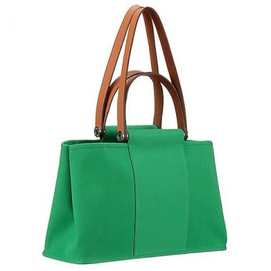 Hermes Herbag Tote Green