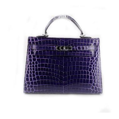 Hermes Kelly HK32 Ladies 2way Purple Handbag