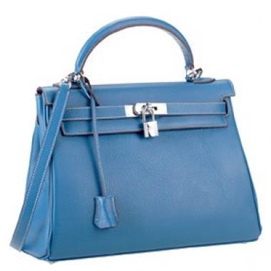 Hermes Kelly Small Blue