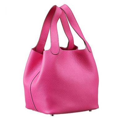 Replica Hermes Picotin MM Fuchsia 607503