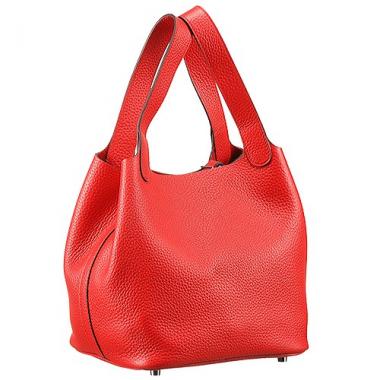 Hermes Picotin MM Red 607502