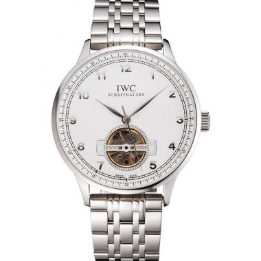 IWC Portugieser Tourbillon White Dial Stainless Steel Case And Bracelet